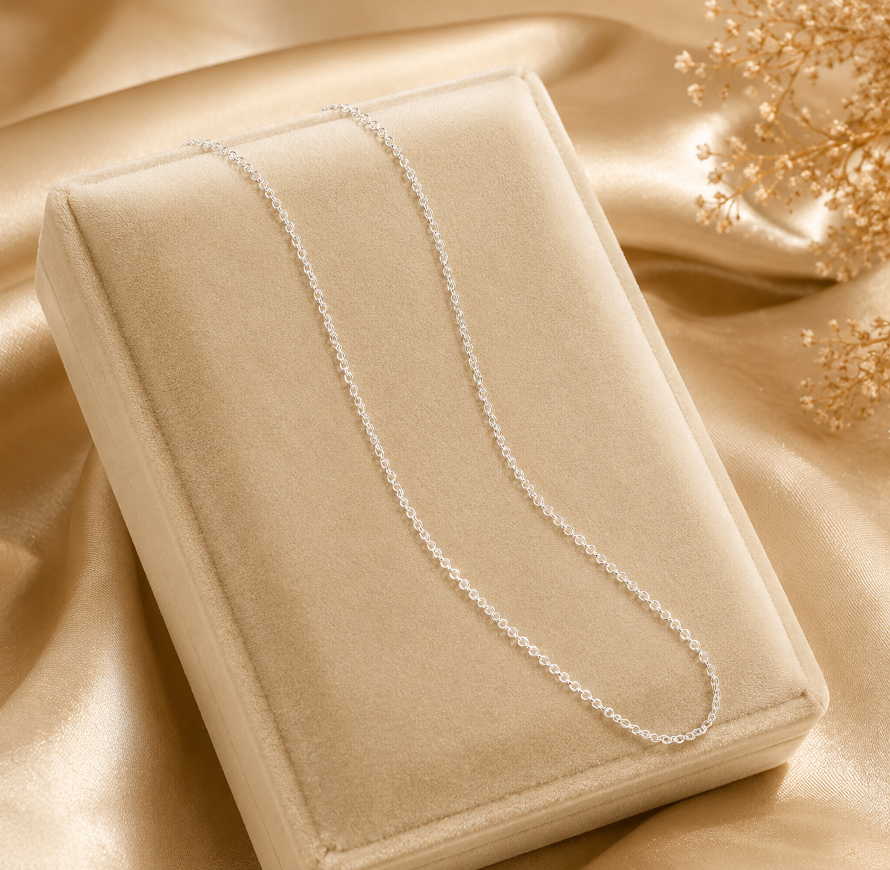 Classic 925 Silver Cable Link Chain - Image 4