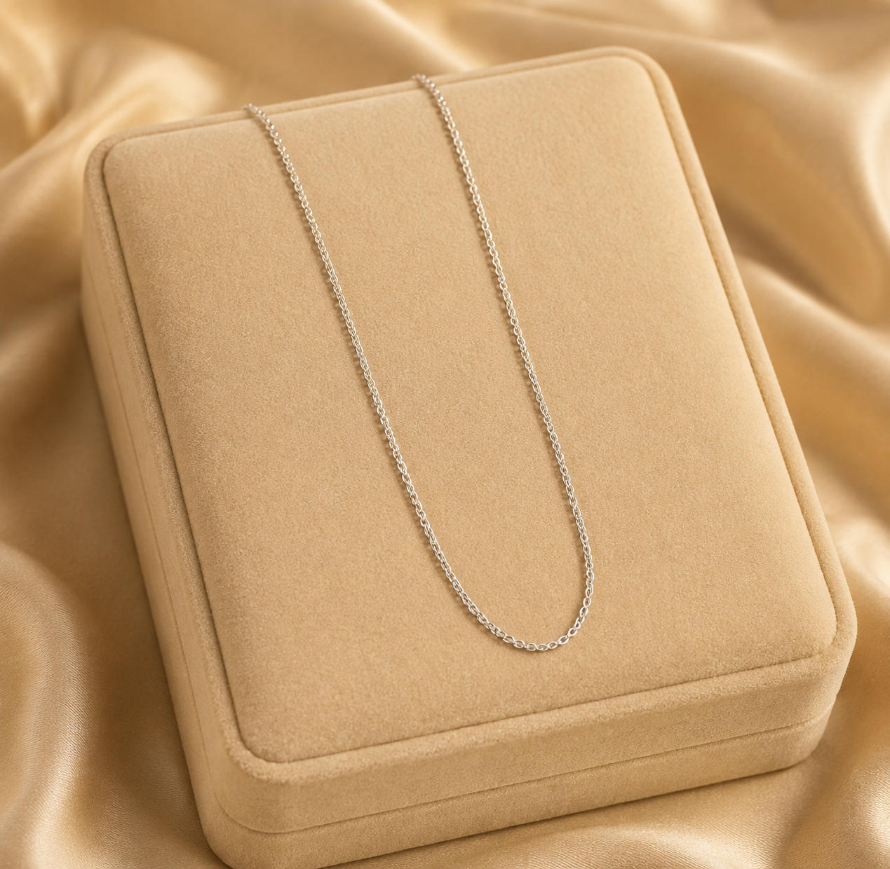 Classic 925 Sterling Silver Fine Curb Chain - Image 4